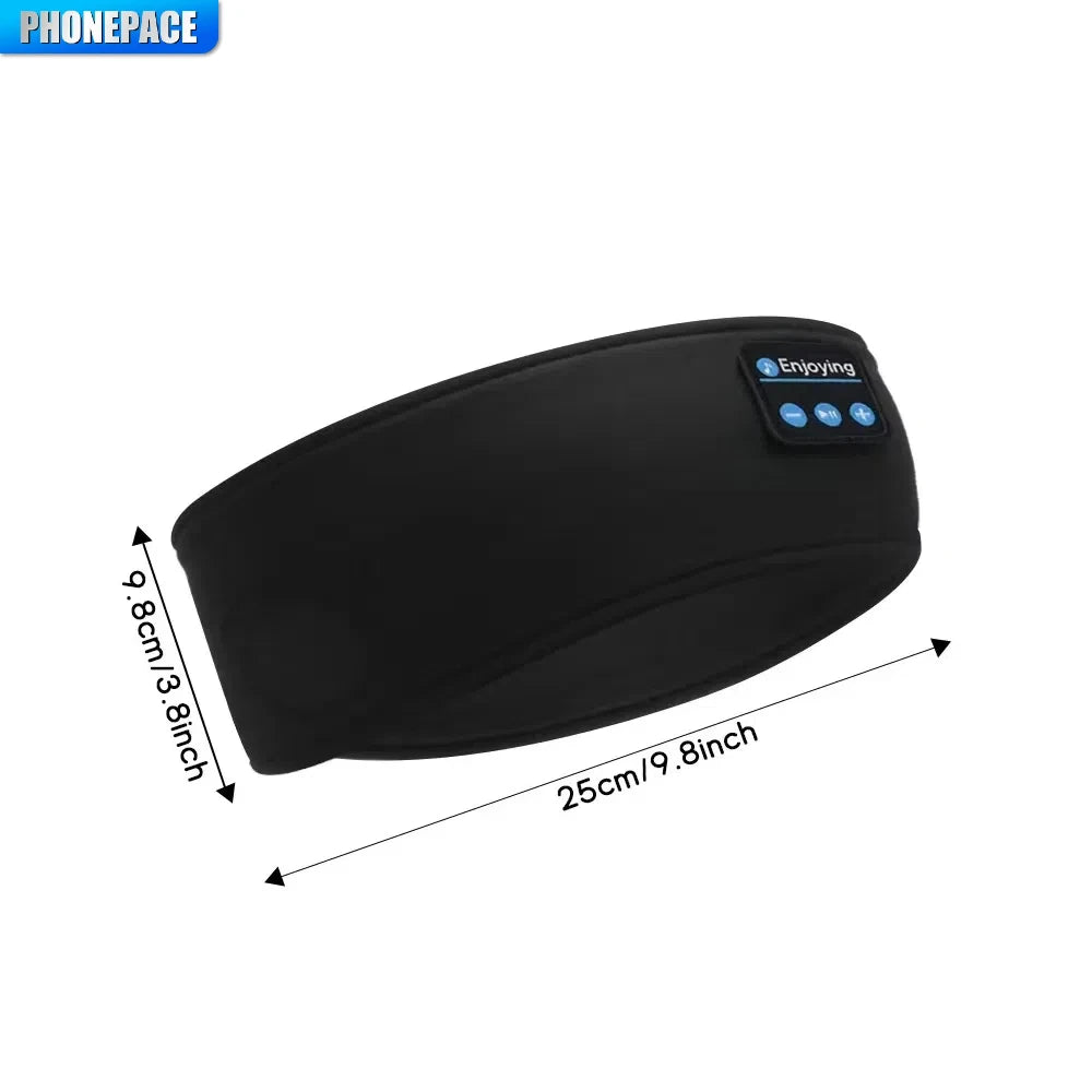 BT Earphones Sports Sleeping Headband Elastic Wireless Headphones Music Eye Mask Wireless Bluetooth Headset Headband